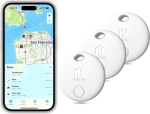 HH-Tech Smart Tag Lite (3) Apple iOS seadmetele, Key Tracker, Item Finder, vahetatav aku, j&auml;lgige h&otilde;lpsasti oma rahakotti, kotti, kohvrit ja muud kogu maailmas koos iPhone Find My App'iga