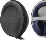 Geekria Shield k&otilde;rvaklappide &uuml;mbris, mis &uuml;hildub Sony WH-CH710N, Skullcandy Hesh Evo, Sennheiser HD 450BT ja teistega asendatav k&otilde;vakesta reisikott - must