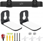 Universaalne Soundbar Wall Mount Kit Soundbar Mount Under TV Heavy Duty Steel Shelf Compatible with Samsung, Sony, Bose, Sonos, JBL (Anti-Slip Pads, Complete Hardware Kit)