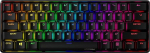 HyperX Alloy Origins 60 - mehaaniline m&auml;nguklaviatuur - &uuml;likompaktne 60% vormifaktor - HyperX Aqua l&uuml;liti (taktiline) - Double Shot PBT klahvikatted - RGB LED taustavalgustus, must