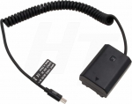 PD USB C 9V zu NP-FZ100 Dummy Akku f&uuml;r Sony Alpha A7CR A7CII A7C A9II A6700 ZV-E1 A7RIV A1 A7RV A7SIII FX30 FX3 A7IV A7III A6600 A7RIII A7s A9 A9 A9R A9S Kamera