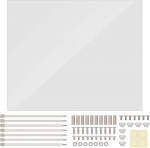 ciciglow DIY ATX emaplaadi hoidja, akr&uuml;&uuml;list arvutiraam, l&auml;bipaistev emaplaadi alus, PC akr&uuml;&uuml;lraam, koos mutriv&otilde;tmega, paigalduskruvi ATX emaplaadile