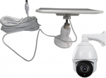 P&auml;ikesepaneelid kaameratele, puurimata kiirlaadija, 20 W v&auml;liuksekell, USB-laadija, kodu, esiuks, tagahoov, sisses&otilde;idutee, aed, ehitus, ehitusplats, garaaž