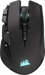 Corsair IRONCLAW Wireless SE (2026) m&auml;nguhiir - 26 000 DPI, ergonoomiline disain suurematele k&auml;tele, 10 programmeeritavat nuppu, MOBA, FPS, MMO jaoks - must