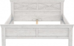 FORTE Kashmir voodi, lamamispind 180 x 200 cm, puukomposiit, m&auml;nd valge, B x K x S: 191,3 x 99,4 x 210 cm