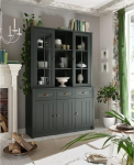 Lomadox Country House buffetkapp elegantne inglise roheline laius 130 cm
