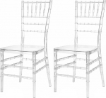L&auml;bipaistev akr&uuml;&uuml;list virnastatav tool, 2 tk, purunemiskindlad plastiktoolid s&ouml;&ouml;gituppa, terrassile ja &uuml;ritusele, ergonoomilise istmega (45 x 39 x 92 cm)