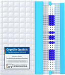 Matratzen Perfekt Hamburg Deluxe 9-tsooniline tasku vedru 160 x 200 H3 k&otilde;rgus 23 cm k&otilde;rge punktiga elastsus pestav kate (60 &deg;C)