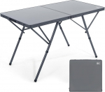 EVER ADVANCED Kokkupandav laud 120 x 60 cm XL 4-6 inimesele Kokkupandav laud kuni 60 kg Tugev konstruktsioon telkimiseks, piknikuks, aeda, r&otilde;dule, r&otilde;dule.