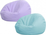 Sliner 2 Pack Bean Bag kate lastele ja t&auml;iskasvanutele (ilma t&auml;itematerjalita) koos t&otilde;mblukuga pluusist m&auml;nguasjade v&otilde;i m&auml;luvahuga organisatsiooni jaoks (roheline ja lilla)