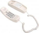 Juhtmega lauatelefon, Vintage telefon eakatele, Retro lauatelefon seinale paigaldatud koju/hotelli/kontorisse/panka/k&otilde;nekeskusesse jne. Funktsioonid helitugevuse reguleerimine