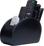 Kaugjuhtimispuldi hoidja Must Storage Caddy Desk Organiser 5 kambrite TV, DVD, Blu-Ray puldid - CEG10 Black by Connected Essentials