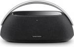 Musta v&auml;rvi Harman Kardon Go + Play 3 Bluetooth Box - 8-tunnise aku ja v&otilde;imsa bassiga kaasaskantav k&otilde;lar, Suurbritannia pistik (t&uuml;&uuml;p G)