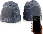 Gemini Sound GHRK-400-PR - laetavad Bluetooth Rock k&otilde;larid (paar), IPX5 ilmastikukindel TWS Stereo Pairing, 10-tunnine aku kestvus, 4-tolline draiver, terrassidele ja aedadele