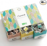 Bio Tee Set | Geschenk-Set | Premium Teesortiment, 6 sorti, Naturliche Aromen | Probierset 48 Beutel | Geschenk-Idee