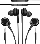 3,5 mm juhtmega k&otilde;rvaklapid mikrofoniga 2 Pack k&otilde;rvaklapipesa &uuml;hilduvad Samsung Galaxy S10e S7 S8 S9 Note 7 8 9 A70 3a XL K20 K40 V60 V70 Stylo Gaming Laptopiga