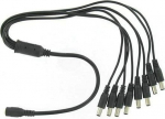 BW 1 kuni 8-tee DC Power Splitter CCTV turvakaameratele