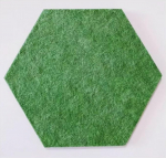 QNDUGJFER Korktafel-Rolle, 30,5 x 25,4 cm, 5 St&uuml;ck, sechseckige Pinnwand aus Filz, selbstklebend, leicht, f&uuml;r Notizen, Zeitpl&auml;ne, Bilder, Korktafel, Nachrichten-Vision-Board (Farbe: J)