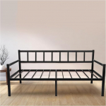Dreamzie p&auml;evavoodi 2-1 metallist voodi - Diivanvoodi 92 x 202 cm - Voodiraam madratsile 90 x 190 cm - Lamellidega diivanvoodi - &uuml;heinimesevoodi - metallist must