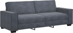 vidaXL 3-kohaline diivan tumehall 180 cm Sametne diivan 3-kohaline diivan Sametne diivan Kolmekohaline diivan Kolmekohaline diivan Sametne diivan