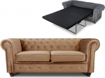 Chesterfield Asti diivanvoodi kuni 2-kohaline, diivan magamisfunktsiooniga, diivan 2-kohaline, diivanikomplekt, diivanikomplekt, puidust jalad, Glamour (beež (Velvet 28))