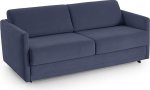 ATLANTIC home collection diivanvoodi Lime, kvaliteetne polsterdatud, tumesinine, p&uuml;siv magamiskoht 140/200 magamiskohaga, 193 x 93 x 90 cm (B x S x K x K)