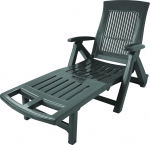 Kokkupandav voodi ratastega, Made in Italy, 72 x 195 x 101 cm, roheline