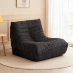 HealthRelife Bean Bag diivan, Togo stiilis kaminatool koos m&auml;luvahuga, hiiglaslik Bean Bag diivan t&auml;iskasvanutele, mugav p&otilde;randakohver elutuppa, magamistuppa, m&auml;ngude ja kontorisse (pruun)