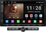 ATOTOZONE AC-44F20 Kabellose Fernbedienung, f&uuml;r A5LG2A7T, Android Doppel Din Radio, Autoradio mit Navi 7 Zoll Digital Media-Receiver, Wireless CarPlay & Android Auto, WiFi/Bluetooth/USB Tethering