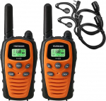 Walkie Talkies t&auml;iskasvanutele, kahesuunalised raadiosid suure ulatusega ja k&otilde;rvaklappidega - PMR Walky Talky VOX Handsfree 5km taskulambiga, LCD tagak&uuml;ljega