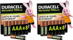Duracell AAA laetavad patareid, 8 pakki, meie nr.1 pikim s&auml;ilivusaeg laadimise kohta, eellaetud [Amazon eksklusiivne] (2 tk)