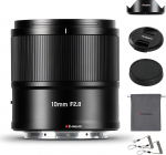 7artisans Autofookusega 10 mm F2.8 APS-C lainurkobjektiiv suure avaga automaatne/manuaalne ava reguleerimine n&auml;o/silma tuvastamine &uuml;hildub Nikon Z-Mount Z50/Z30 objektiiviga