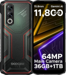 DOOGEE Blade 20 Max AI Android 15 v&auml;litelefon, 36GB + 1TB ROM / TF 2TB v&auml;litelefoni ilma lepinguta, 11800mAh/33W, Helio G100 Octa-Core, 6,6-tolline + 120Hz + 64MP AI kaamera, 3 kaardipesa / 4G