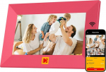 KODAK digitaalne pildiraam, 7-tolline, WiFi digitaalne pildiraam, 32 GB m&auml;lu, HD IPS puuteekraan, automaatne p&ouml;&ouml;ramine, Smart Cloud elektrooniline pildiraam, fotode/videote vahetu jagamine rakenduse kaudu &uuml;ksk&otilde;ik kust