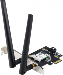 ASUS PCE-AX1800 v&otilde;rguadapter (AX1800 Dual Band PCI-E WiFi 6 (802.11ax) Bluetooth 5.2, WPA3 v&otilde;rgu turvalisus, OFDMA ja MU-MIMO)