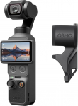DJI Osmo Pocket 4 Standard Combo, Pocket Gimbal Vlogi kaamera, 1-tolline CMOS ja 4K/240fps, 3-teljeline stabiliseerimine, 2 x kadudeta zoom, 107 GB integreeritud m&auml;lu, videokaamera pildistamiseks