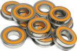 Bimetall-Dichtungsschild, Mikro-Rillenkugellager, 10 St&uuml;ck SF623C-2OS 3 x 10 x 4 mm, Hybrid-Keramik-Kugellager mit Flansch, Miniatur-Flanschlager for 3D-Drucker(SF695C-2OS 5x13x4)
