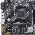 ASUS Prime A520M-E/CSM emaplaat AMD Ryzen A520 AM4, Micro ATX, DDR4 Dual Channel, M.2 tugi, 4 SATA 6Gb/s, Ethernet Realtek 1GB, HDMI, DVI, D-Sub, PCIe 3.0, USB 3.2, Windows 10, mustas toonis