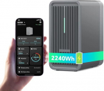 Marstek B2500 r&otilde;duelektrijaam koos m&auml;luga: P&auml;ikesepanga m&auml;lu, 2 MPPT, 1600W Max. PV Solar Input & 800W DC v&auml;ljund, App Control, IP65, Plug & Play, 6000 laadimine.