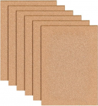 BENECREAT 6 x 29,7 x 21 cm isekleepuvad korgipaneelid, 7 mm paksud isoleerivad korgist tugiplaadid, kleeplaat seinakaunistuseks pulmapeole, DIY k&auml;sit&ouml;&ouml; tarvikud