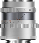 Thypoch Simera 28mm f/1.4 Vollformat X Mount Objektiv f&uuml;r Fujifilm X，MF Kompakt Lichtstark Objektiv Kompatibel mit APS-C Fujifilm X-Mount Silber