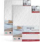 SETEX waterproof absorbent fleece mattress toppers.