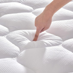 SONIVE Luxury Breathable Mattress Topper, Increased Comfort with Fluffy 3 Zone Support, Mattress Protector for Optimal Sleep (90 x 190 x 30 cm, White)