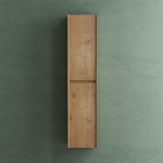 Mai & Mai Rimo Tall Cupboard Multi-Purpose Bathroom Cabinet with 2 Doors and 6 Compartments Bathroom Shelf for Multiple Functions 35 x 30 x 160 cm