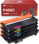 Toner Kingdom Replacement Compatible with Samsung CLT-406S CLT-P406C CLT-K406S Toner for Samsung Xpress SL C410W C460FW C460W C463W CLP-360 360N CLP-365 365W CLX-3300 CLX-3305 CLX-3305W