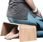 Raske puidust pink, mis sobib teetseremooniale, joogale, Seiza poosile, meditatsioonile algajatele, palvetamise pingile ja tervislikule p&uuml;stiasendile - puidust pink