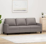 3-kohaline diivan Diivan Lounge diivan L&otilde;&otilde;gastav diivan Polsterdatud diivan K&uuml;lalisdiivan Elutoa diivan Relax diivan magamistuppa K&uuml;lalistetuba Taupe 180 cm kangas