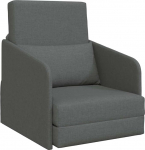 vidaXL diivanvoodi tumehall 65 x 80 x 83 cm kangas, kaasaegne elutuba, stiilne diivan, vastupidav kokkupandav voodi, lahe istumisv&otilde;imalus, multifunktsionaalne m&ouml;&ouml;bel, et kodus rohkem mugavust pakkuda.