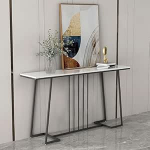 Moderner Konsolentisch mit rechteckiger Basis, Wandfl&auml;chen, seitlicher Flur, Eingangsbereich, Eingangstisch, Konsolentisch, Buffettisch, Akzentschrank, schmaler Couchtisch, Konsolen-Kaffeeba
