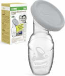 haakaa Hand Breast Pump (100 ml) One Piece Design with Silicone Cap Made of Food Grade Silicone for Breastfeeding Mothers to Collect Breast Milk